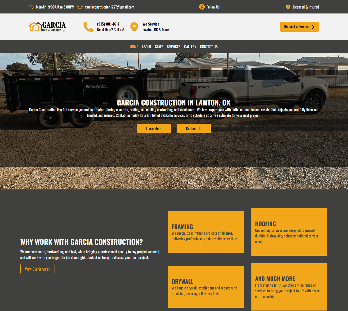 Construction Site Front-End preview